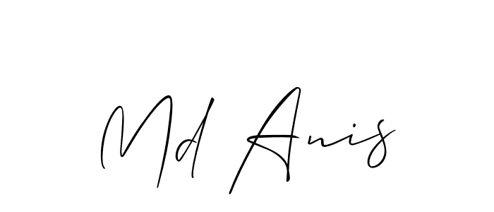 Once you've used our free online signature maker to create your best signature Allison_Script style, it's time to enjoy all of the benefits that Md Anis name signing documents. Md Anis signature style 2 images and pictures png