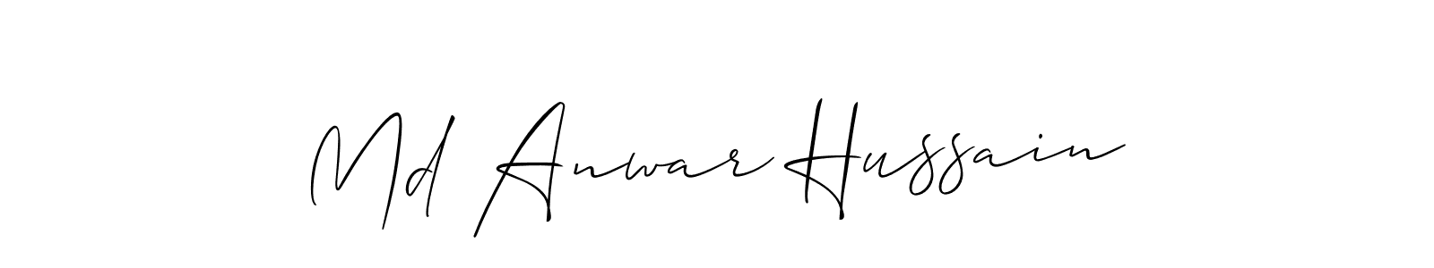 See photos of Md Anwar Hussain official signature by Spectra . Check more albums & portfolios. Read reviews & check more about Allison_Script font. Md Anwar Hussain signature style 2 images and pictures png