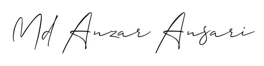 Create a personalized artistic stamp with Md Anzar Ansari in Allison_Script font. Perfect for visual artists, designers, and influencers. Md Anzar Ansari signature style 2 images and pictures png