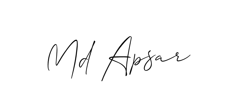 You can use this online signature creator to create a handwritten signature for the name Md Apsar. This is the best online autograph maker. Md Apsar signature style 2 images and pictures png