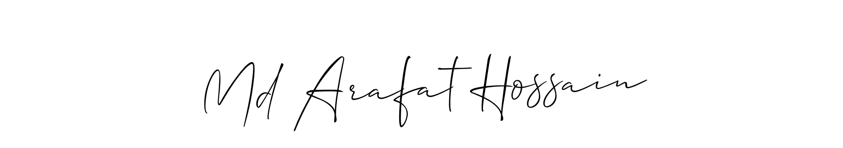 See photos of Md Arafat Hossain official signature by Spectra . Check more albums & portfolios. Read reviews & check more about Allison_Script font. Md Arafat Hossain signature style 2 images and pictures png