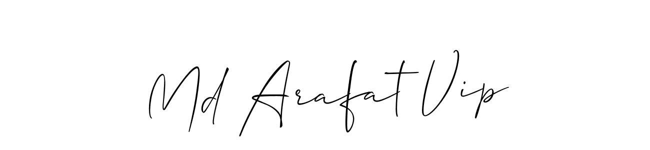 Similarly Allison_Script is the best handwritten signature design. Signature creator online .You can use it as an online autograph creator for name Md Arafat Vip. Md Arafat Vip signature style 2 images and pictures png