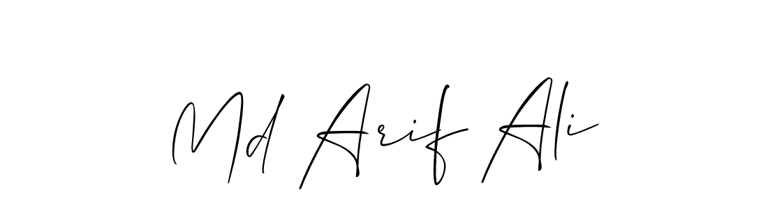 Check out images of Autograph of Md Arif Ali name. Actor Md Arif Ali Signature Style. Allison_Script is a professional sign style online. Md Arif Ali signature style 2 images and pictures png