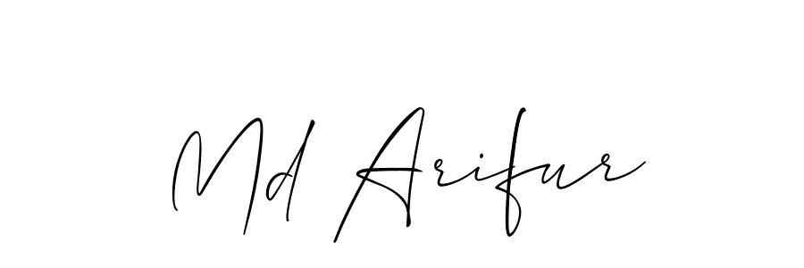 Best and Professional Signature Style for Md Arifur. Allison_Script Best Signature Style Collection. Md Arifur signature style 2 images and pictures png