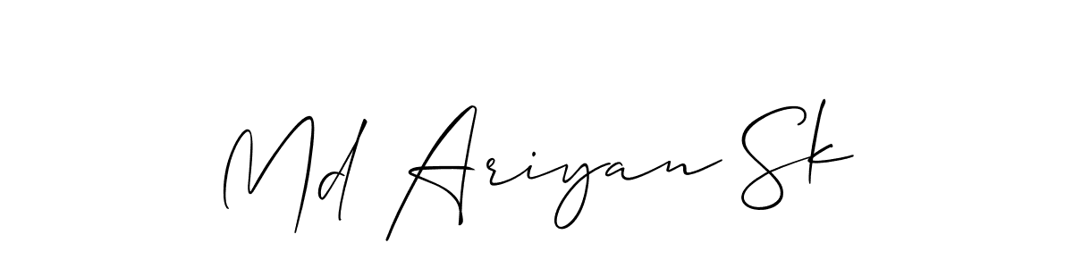 See photos of Md Ariyan Sk official signature by Spectra . Check more albums & portfolios. Read reviews & check more about Allison_Script font. Md Ariyan Sk signature style 2 images and pictures png