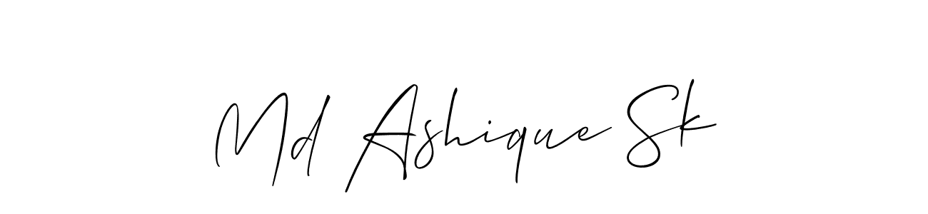 Here are the top 10 professional signature styles for the name Md Ashique Sk. These are the best autograph styles you can use for your name. Md Ashique Sk signature style 2 images and pictures png