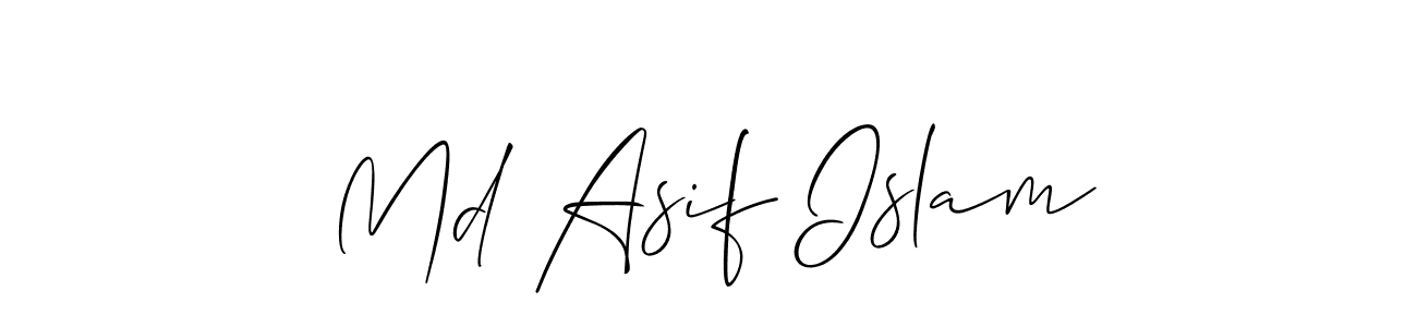 You should practise on your own different ways (Allison_Script) to write your name (Md Asif Islam) in signature. don't let someone else do it for you. Md Asif Islam signature style 2 images and pictures png