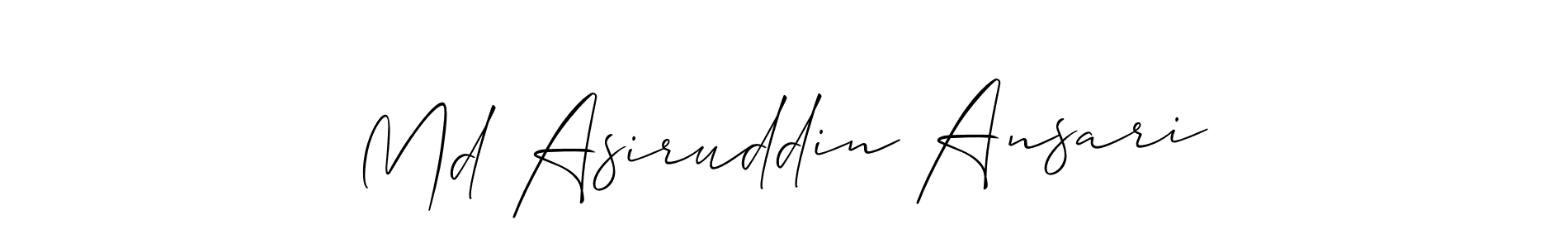 See photos of Md Asiruddin Ansari official signature by Spectra . Check more albums & portfolios. Read reviews & check more about Allison_Script font. Md Asiruddin Ansari signature style 2 images and pictures png