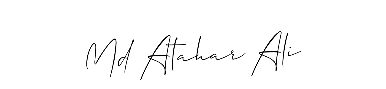 Once you've used our free online signature maker to create your best signature Allison_Script style, it's time to enjoy all of the benefits that Md Atahar Ali name signing documents. Md Atahar Ali signature style 2 images and pictures png