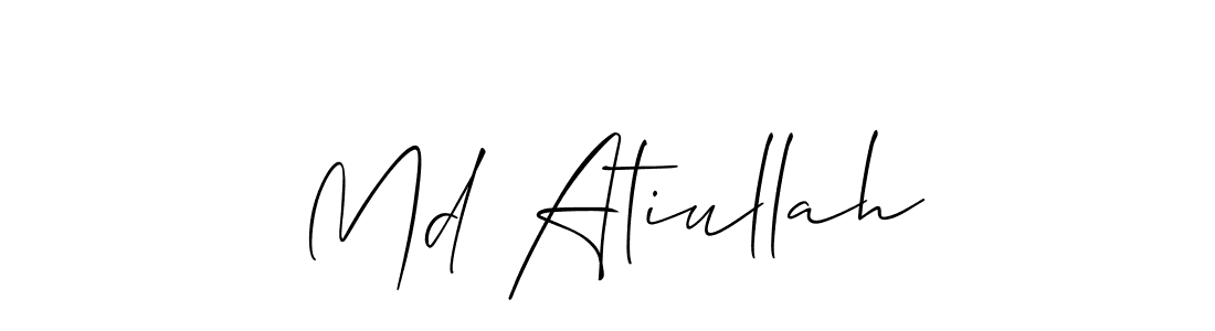 Best and Professional Signature Style for Md Atiullah. Allison_Script Best Signature Style Collection. Md Atiullah signature style 2 images and pictures png