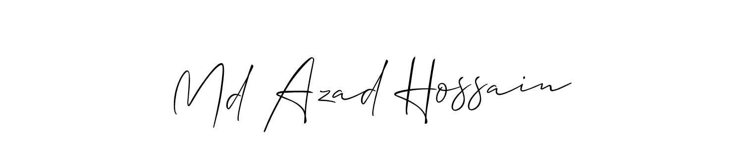 You can use this online signature creator to create a handwritten signature for the name Md Azad Hossain. This is the best online autograph maker. Md Azad Hossain signature style 2 images and pictures png