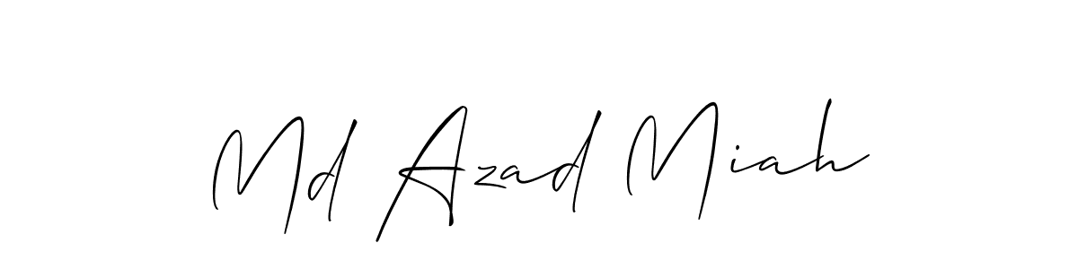 This is the best signature style for the Md Azad Miah name. Also you like these signature font (Allison_Script). Mix name signature. Md Azad Miah signature style 2 images and pictures png