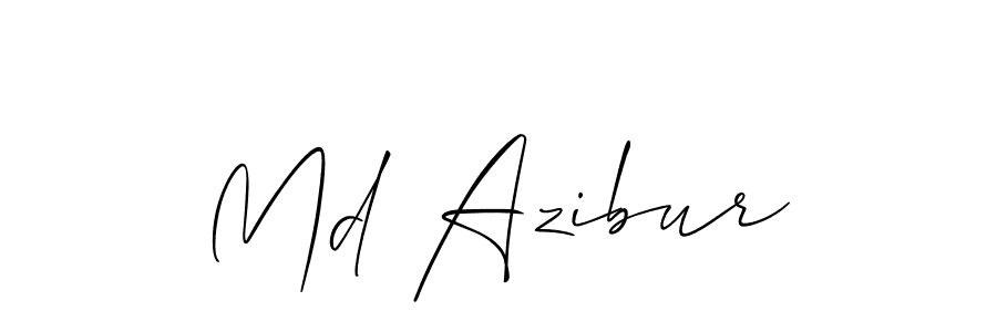 Also You can easily find your signature by using the search form. We will create Md Azibur name handwritten signature images for you free of cost using Allison_Script sign style. Md Azibur signature style 2 images and pictures png