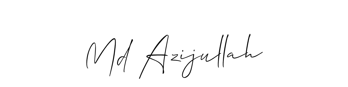 Md Azijullah stylish signature style. Best Handwritten Sign (Allison_Script) for my name. Handwritten Signature Collection Ideas for my name Md Azijullah. Md Azijullah signature style 2 images and pictures png