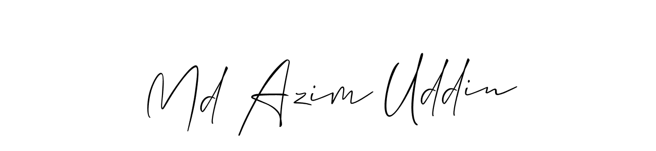 Best and Professional Signature Style for Md Azim Uddin. Allison_Script Best Signature Style Collection. Md Azim Uddin signature style 2 images and pictures png
