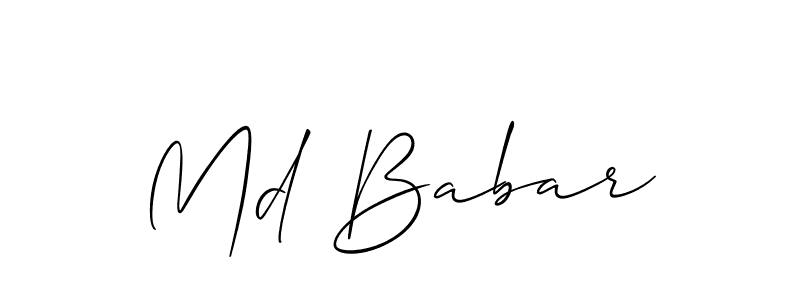 You can use this online signature creator to create a handwritten signature for the name Md Babar. This is the best online autograph maker. Md Babar signature style 2 images and pictures png