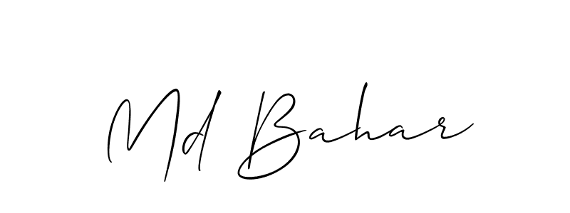 This is the best signature style for the Md Bahar name. Also you like these signature font (Allison_Script). Mix name signature. Md Bahar signature style 2 images and pictures png