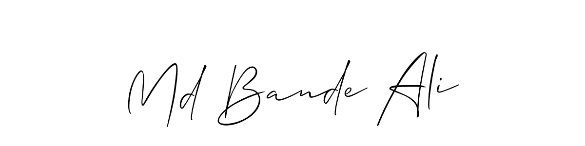 Best and Professional Signature Style for Md Bande Ali. Allison_Script Best Signature Style Collection. Md Bande Ali signature style 2 images and pictures png