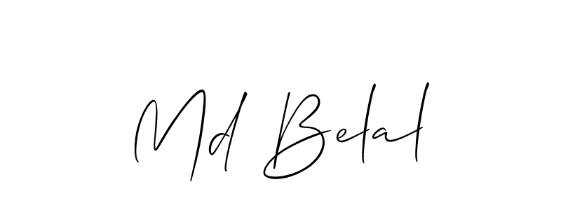 Best and Professional Signature Style for Md Belal. Allison_Script Best Signature Style Collection. Md Belal signature style 2 images and pictures png