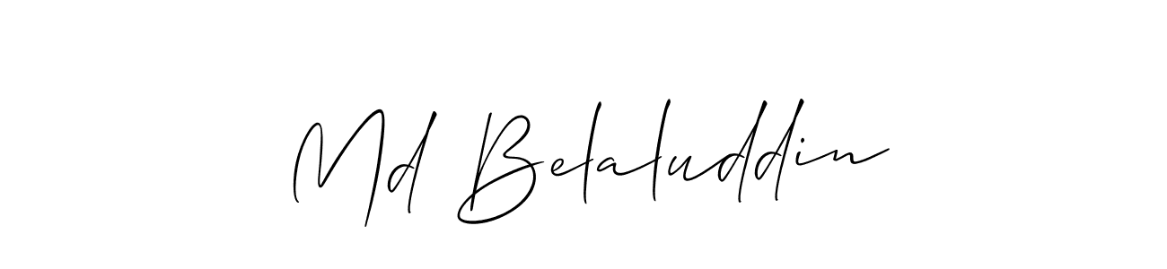 Md Belaluddin stylish signature style. Best Handwritten Sign (Allison_Script) for my name. Handwritten Signature Collection Ideas for my name Md Belaluddin. Md Belaluddin signature style 2 images and pictures png