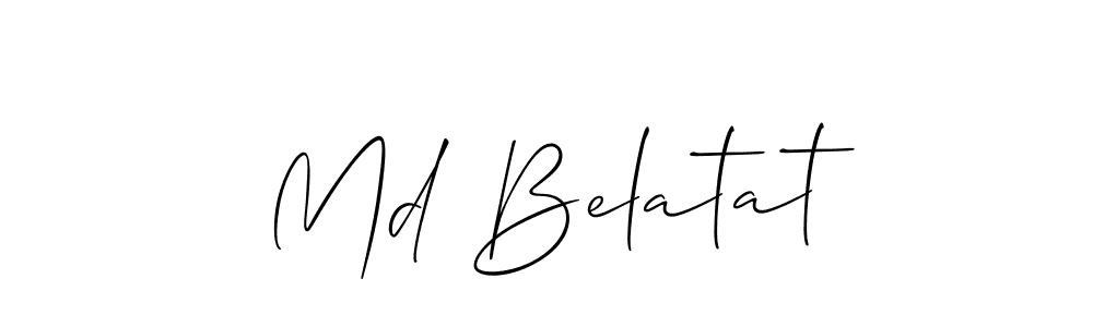 You can use this online signature creator to create a handwritten signature for the name Md Belatat. This is the best online autograph maker. Md Belatat signature style 2 images and pictures png