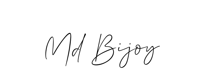 if you are searching for the best signature style for your name Md Bijoy. so please give up your signature search. here we have designed multiple signature styles  using Allison_Script. Md Bijoy signature style 2 images and pictures png