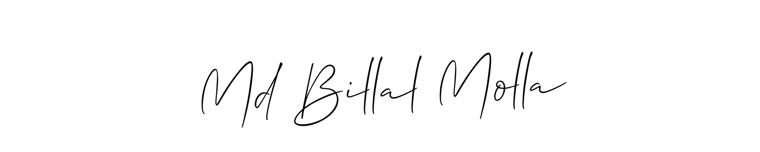 You can use this online signature creator to create a handwritten signature for the name Md Billal Molla. This is the best online autograph maker. Md Billal Molla signature style 2 images and pictures png