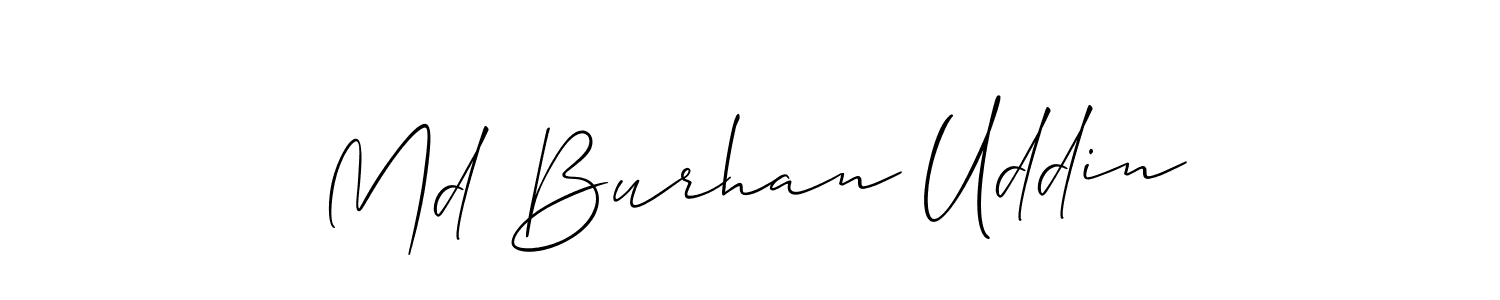 Make a beautiful signature design for name Md Burhan Uddin. Use this online signature maker to create a handwritten signature for free. Md Burhan Uddin signature style 2 images and pictures png