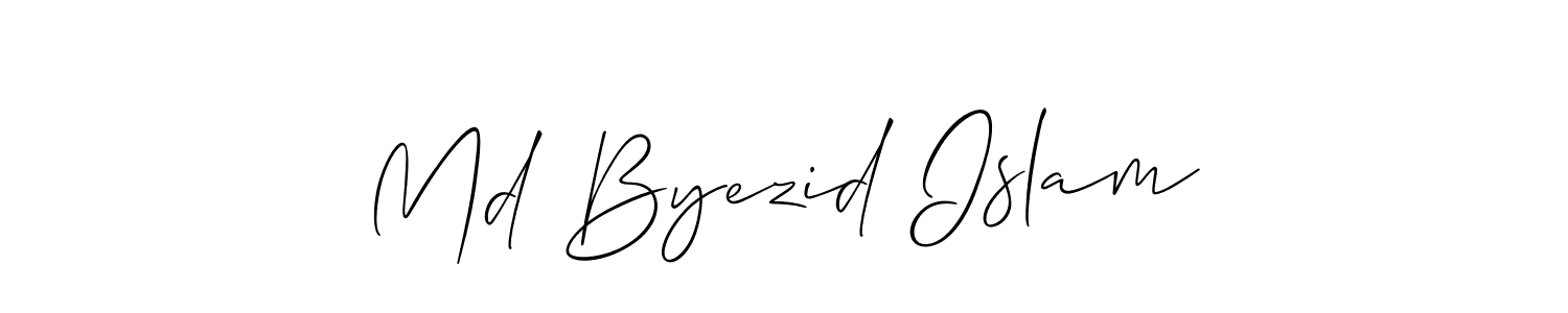 Make a beautiful signature design for name Md Byezid Islam. Use this online signature maker to create a handwritten signature for free. Md Byezid Islam signature style 2 images and pictures png