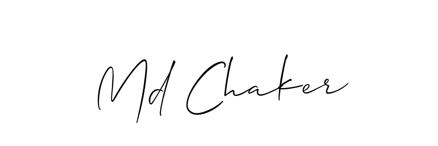Best and Professional Signature Style for Md Chaker. Allison_Script Best Signature Style Collection. Md Chaker signature style 2 images and pictures png