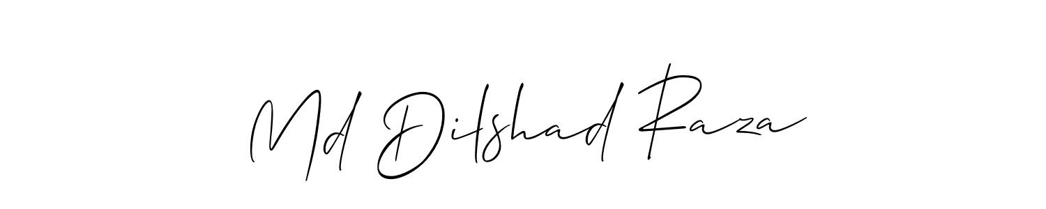 if you are searching for the best signature style for your name Md Dilshad Raza. so please give up your signature search. here we have designed multiple signature styles  using Allison_Script. Md Dilshad Raza signature style 2 images and pictures png