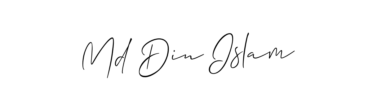 Here are the top 10 professional signature styles for the name Md Din Islam. These are the best autograph styles you can use for your name. Md Din Islam signature style 2 images and pictures png