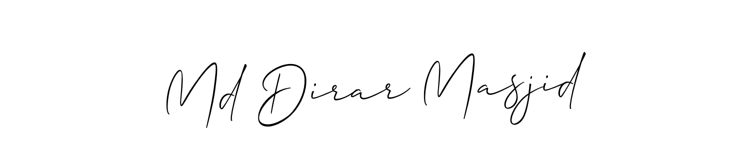 Make a beautiful signature design for name Md Dirar Masjid. Use this online signature maker to create a handwritten signature for free. Md Dirar Masjid signature style 2 images and pictures png