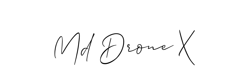 The best way (Allison_Script) to make a short signature is to pick only two or three words in your name. The name Md Drone X include a total of six letters. For converting this name. Md Drone X signature style 2 images and pictures png