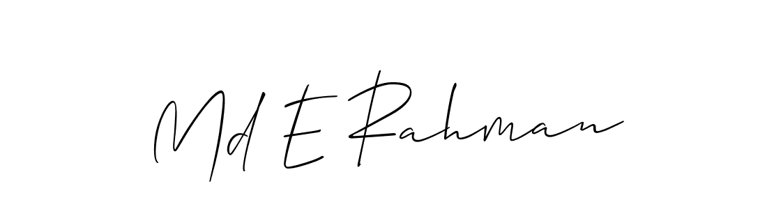 Also You can easily find your signature by using the search form. We will create Md E Rahman name handwritten signature images for you free of cost using Allison_Script sign style. Md E Rahman signature style 2 images and pictures png