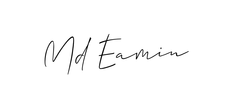 Make a beautiful signature design for name Md Eamin. Use this online signature maker to create a handwritten signature for free. Md Eamin signature style 2 images and pictures png