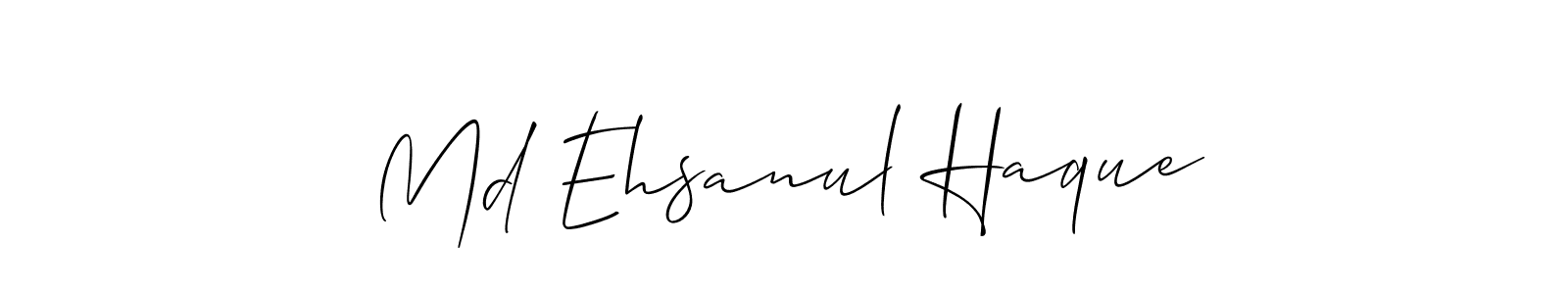 Allison_Script is a professional signature style that is perfect for those who want to add a touch of class to their signature. It is also a great choice for those who want to make their signature more unique. Get Md Ehsanul Haque name to fancy signature for free. Md Ehsanul Haque signature style 2 images and pictures png