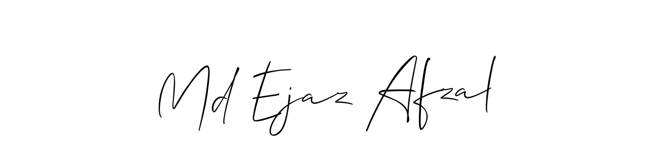 It looks lik you need a new signature style for name Md Ejaz Afzal. Design unique handwritten (Allison_Script) signature with our free signature maker in just a few clicks. Md Ejaz Afzal signature style 2 images and pictures png