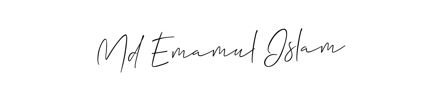 Best and Professional Signature Style for Md Emamul Islam. Allison_Script Best Signature Style Collection. Md Emamul Islam signature style 2 images and pictures png