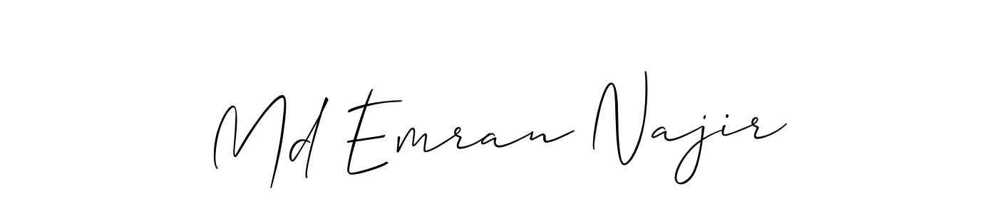Make a beautiful signature design for name Md Emran Najir. Use this online signature maker to create a handwritten signature for free. Md Emran Najir signature style 2 images and pictures png