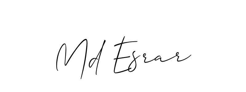 Allison_Script is a professional signature style that is perfect for those who want to add a touch of class to their signature. It is also a great choice for those who want to make their signature more unique. Get Md Esrar name to fancy signature for free. Md Esrar signature style 2 images and pictures png