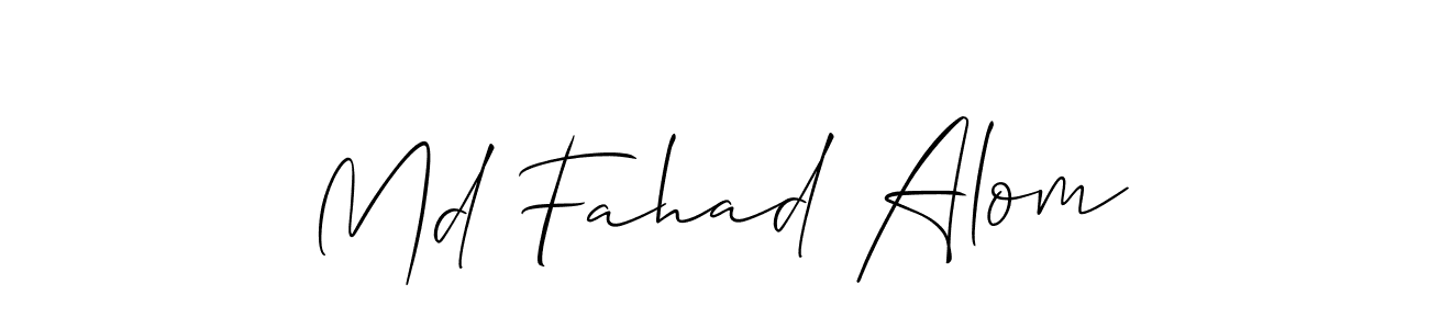 Make a beautiful signature design for name Md Fahad Alom. Use this online signature maker to create a handwritten signature for free. Md Fahad Alom signature style 2 images and pictures png