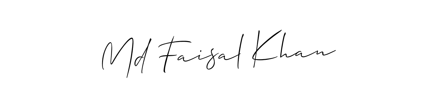 How to Draw Md Faisal Khan signature style? Allison_Script is a latest design signature styles for name Md Faisal Khan. Md Faisal Khan signature style 2 images and pictures png
