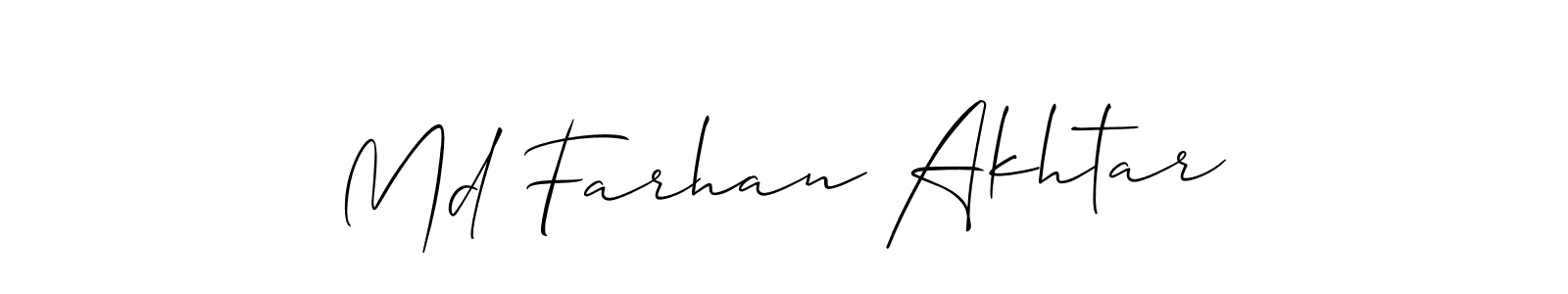 Once you've used our free online signature maker to create your best signature Allison_Script style, it's time to enjoy all of the benefits that Md Farhan Akhtar name signing documents. Md Farhan Akhtar signature style 2 images and pictures png