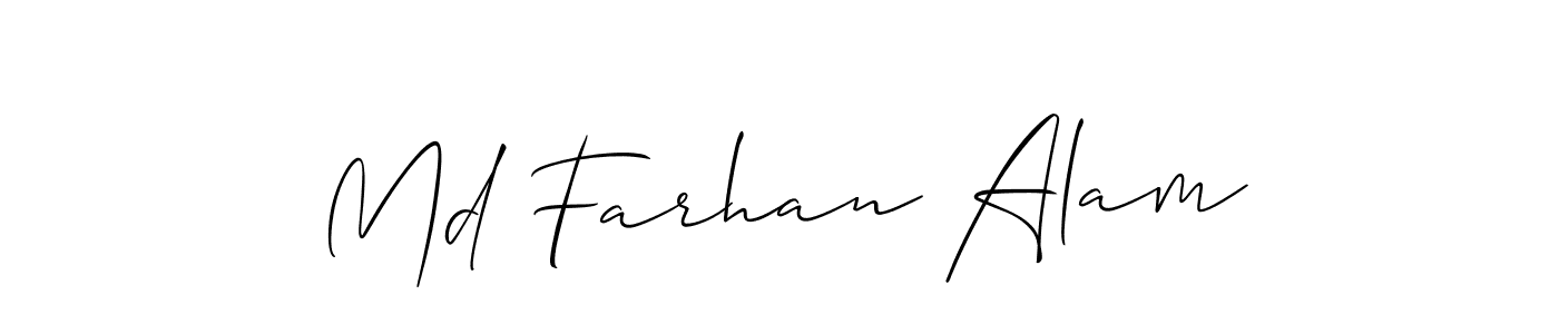 Once you've used our free online signature maker to create your best signature Allison_Script style, it's time to enjoy all of the benefits that Md Farhan Alam name signing documents. Md Farhan Alam signature style 2 images and pictures png