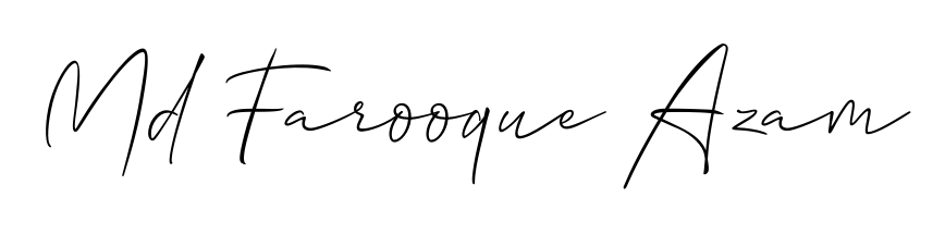 A classic penmanship look for Md Farooque Azam. The Allison_Script font brings timeless elegance and confidence to every signed document. Md Farooque Azam signature style 2 images and pictures png