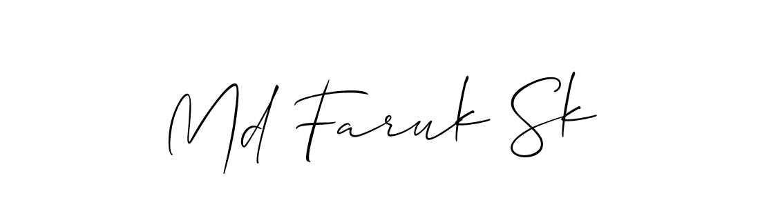 Here are the top 10 professional signature styles for the name Md Faruk Sk. These are the best autograph styles you can use for your name. Md Faruk Sk signature style 2 images and pictures png