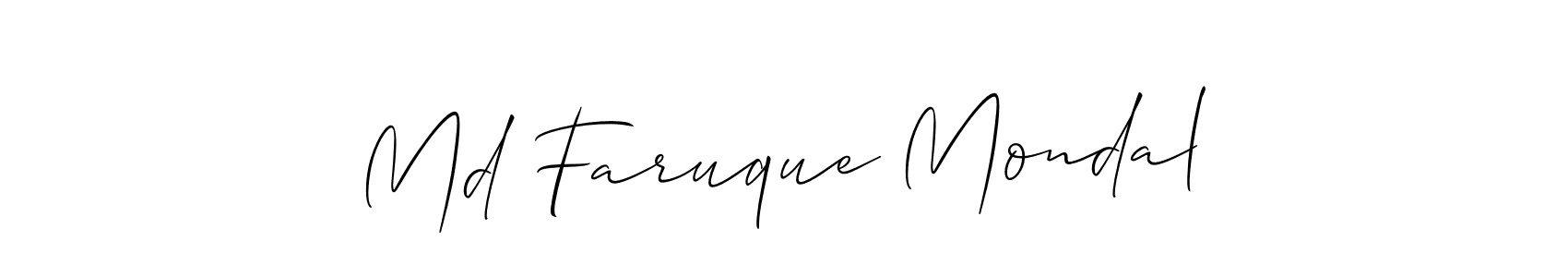 Best and Professional Signature Style for Md Faruque Mondal. Allison_Script Best Signature Style Collection. Md Faruque Mondal signature style 2 images and pictures png