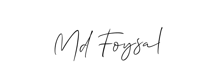 How to Draw Md Foysal signature style? Allison_Script is a latest design signature styles for name Md Foysal. Md Foysal signature style 2 images and pictures png