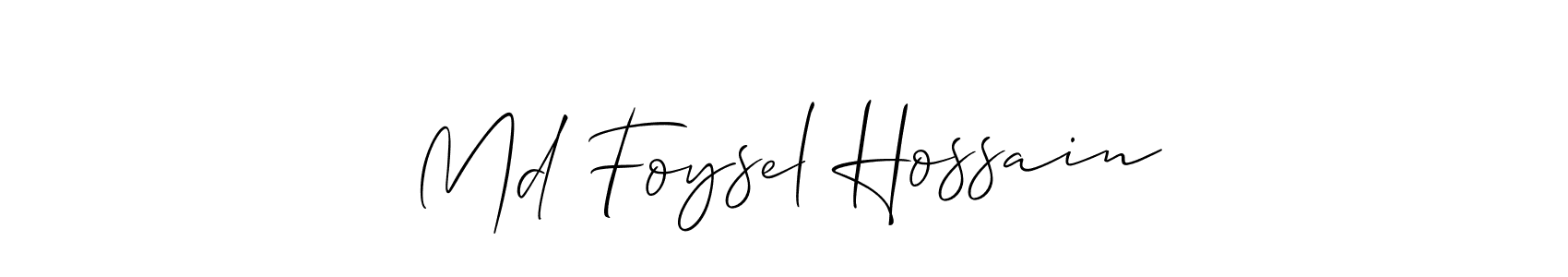 Best and Professional Signature Style for Md Foysel Hossain. Allison_Script Best Signature Style Collection. Md Foysel Hossain signature style 2 images and pictures png